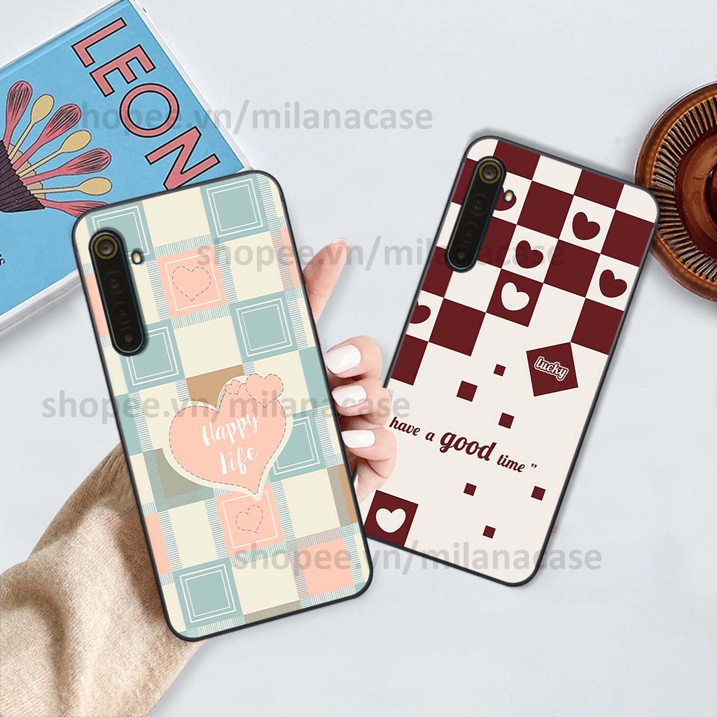 Ốp Realme 6 / 6 Pro caro họa tiết nhiều màu sắc siêu đẹp thời trang cá tính