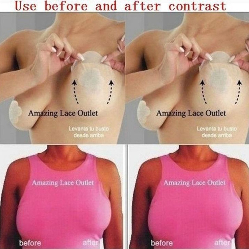 (Hàng Mới Về) Set 10 Miếng Silicone Dán Nâng Ngực Chống Chảy Xệ | BigBuy360 - bigbuy360.vn