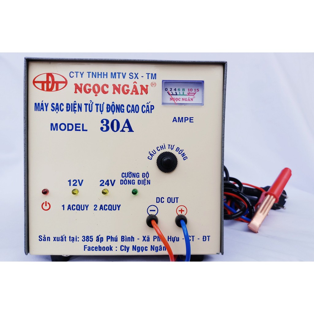Máy sạc bình điện tử 30A