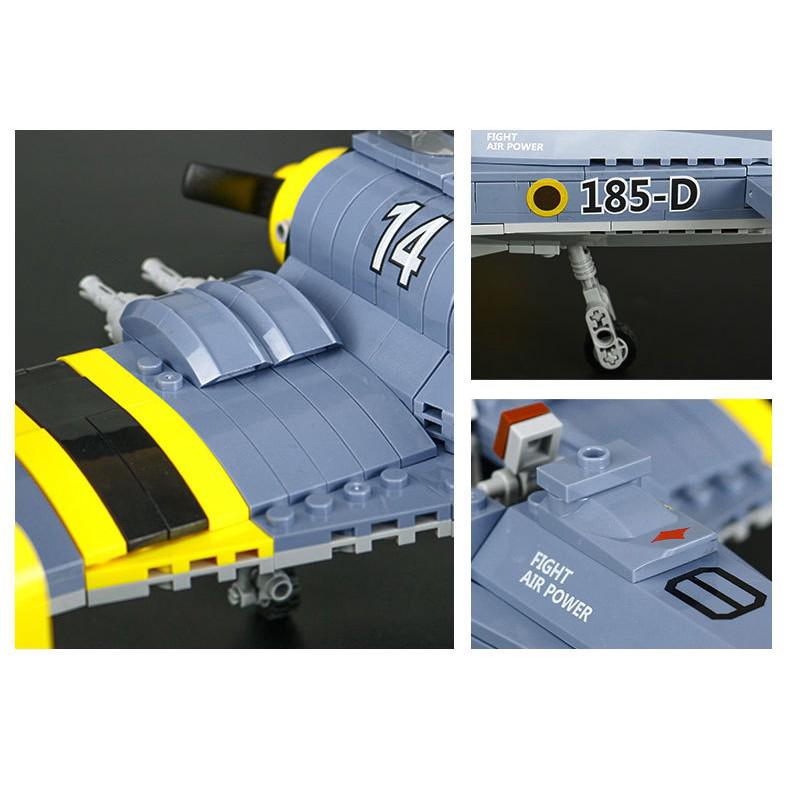 Compatible With MOC F-26 Lepin 22021 Technic Tempest Plane Model Bricks