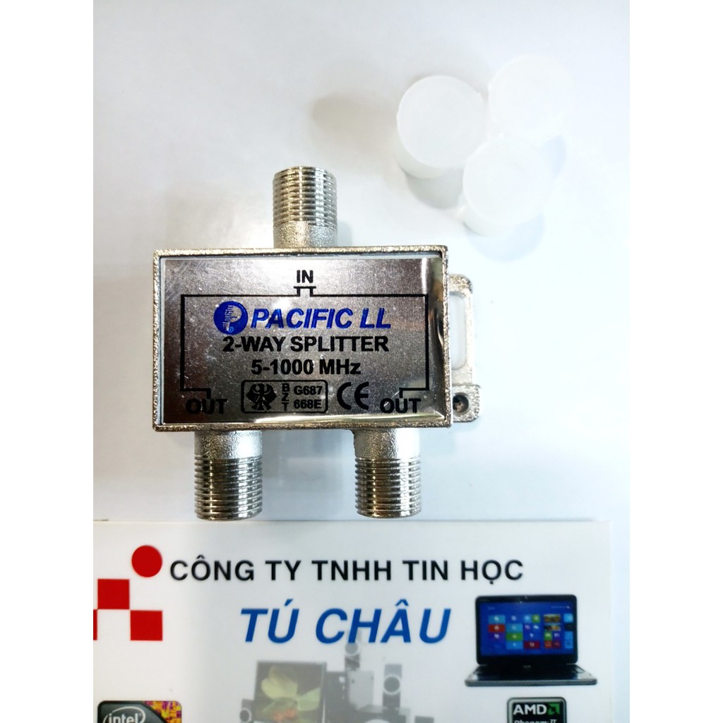 Bộ chia tín hiệu truyền hình cáp: 1 ra 2 (PACIFIC)