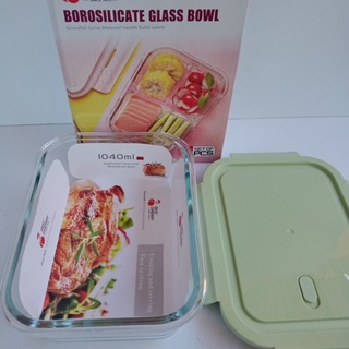 Hộp Cơm Thủy Tinh 1-2-3 Ngăn, Hộp Cơm Văn Phòng Đựng Thức Ăn Cao Cấp, Tiện Lợi (Quay Được Lò Vi Sóng)