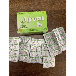 Viên ngậm sát trùng Tyrotab (vỉ nhôm 8v và hộp 24v)