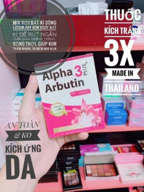 Alpha Arbutin 3PLUS Dạng viên Bôi