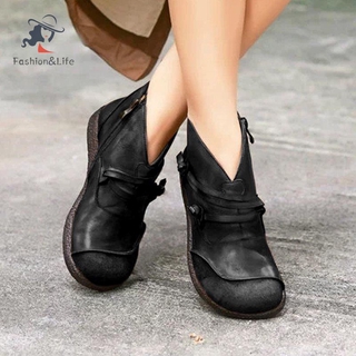 Bốt Nữ Thời Trang Vintage Cá Tính