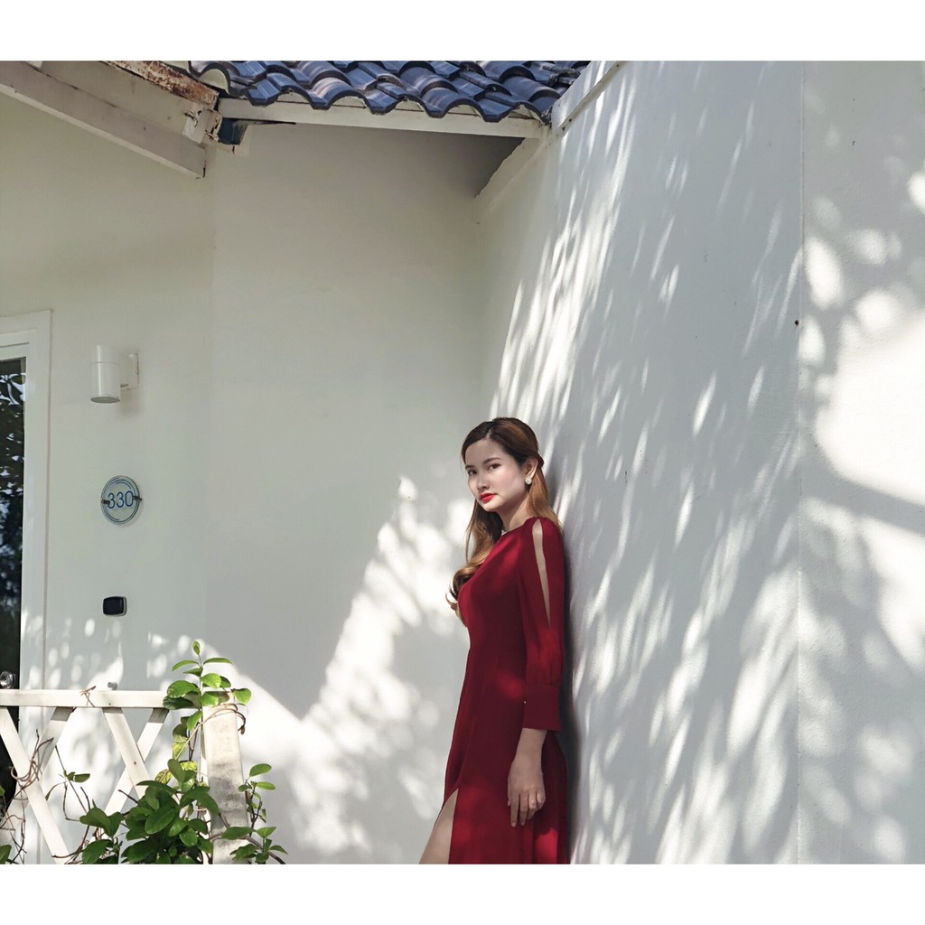 Đầm maxi dạ hội xẻ tà cách điệu- Hình thật Sp 100% | BigBuy360 - bigbuy360.vn