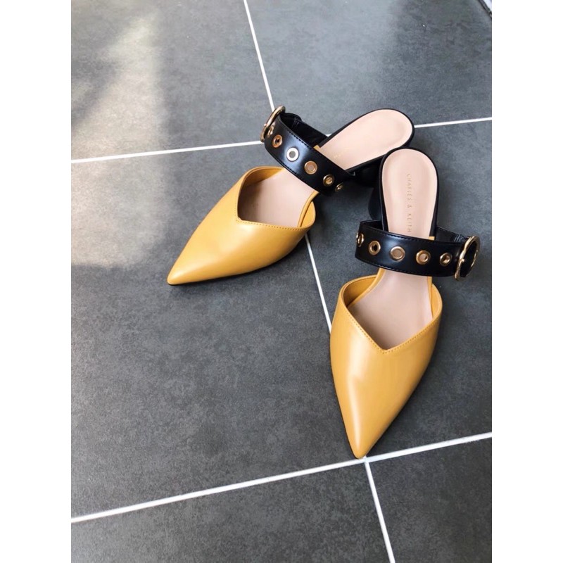 GIÀY CAO GÓT CHARLES AND KEITH QUAI DA HÀNG XUẤT
