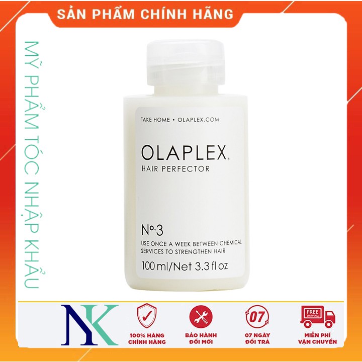 Kem hấp dầu Olaplex No 3 sử dụng tại nhà 100ml