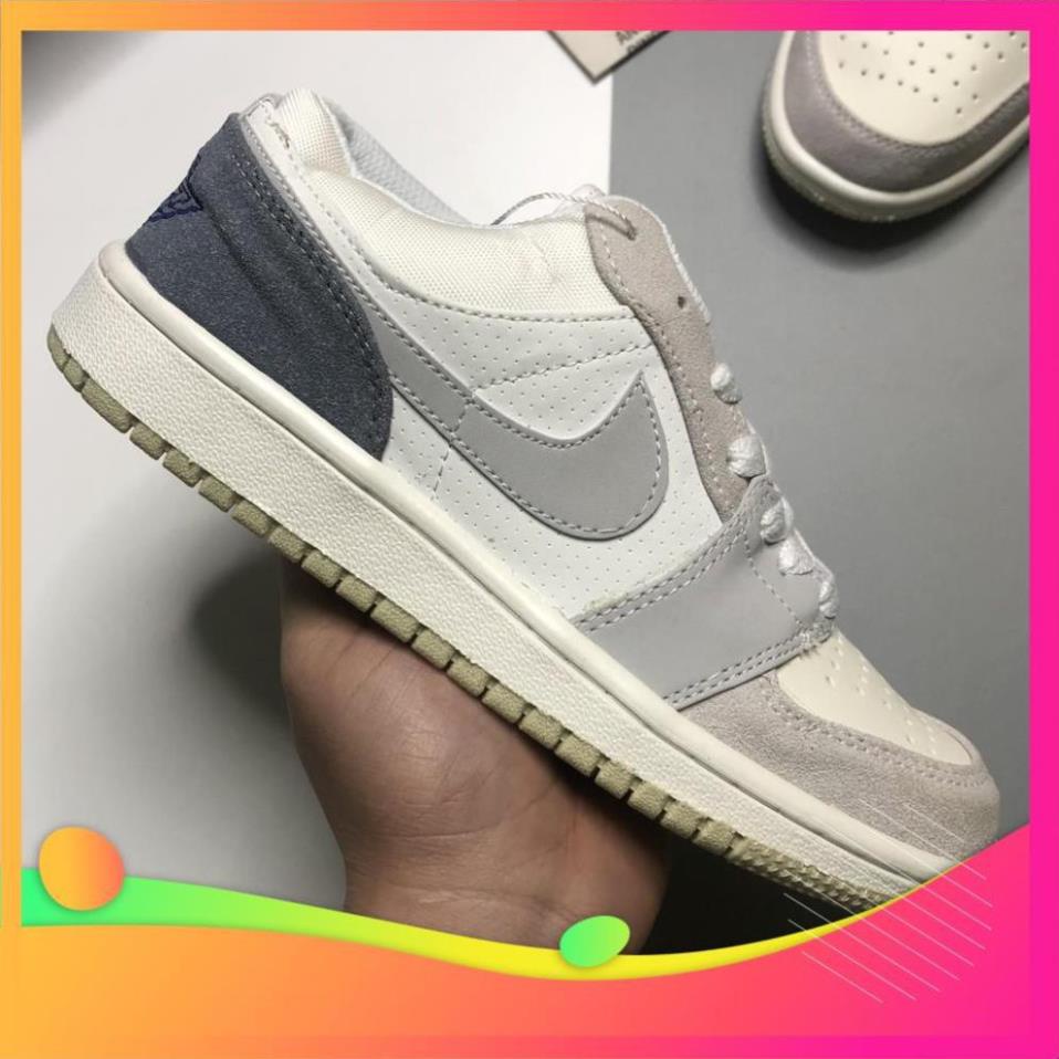 Giày Thể Thao Jordan 1 Low Paris Xám Xanh [Full Bill Box] Giày sneaker JD1 cổ thấp xám xanh nam nữ 2021 | WebRaoVat - webraovat.net.vn