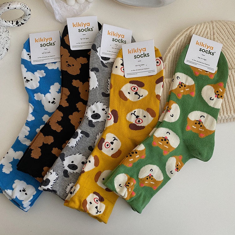 Tất vớ nam nữ Túi Đeo Chéo Họa Tiết Hoạt Hình Anime kikiyasocks Phong Cách Hàn Quốc Dễ Phối Đồ