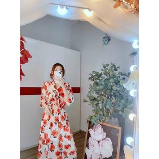 ĐẦM NƠ TIỂU THƯ voan lụa 2 lớp mềm mịn