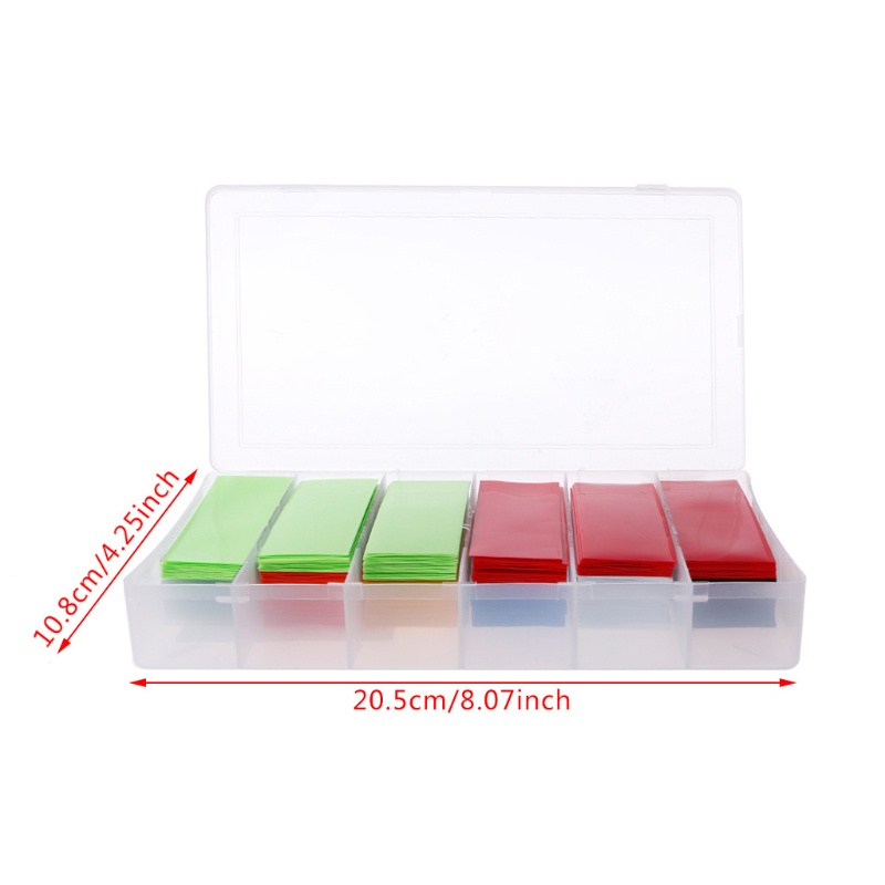 Set 280 Ống Co Nhiệt PVC Phẳng 18650 18500 18.5mm Chuyên Dụng