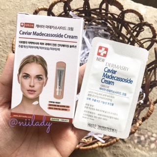 (Sample 1ml) Kem dưỡng Dermasby Caviar Madecassoside Cream
