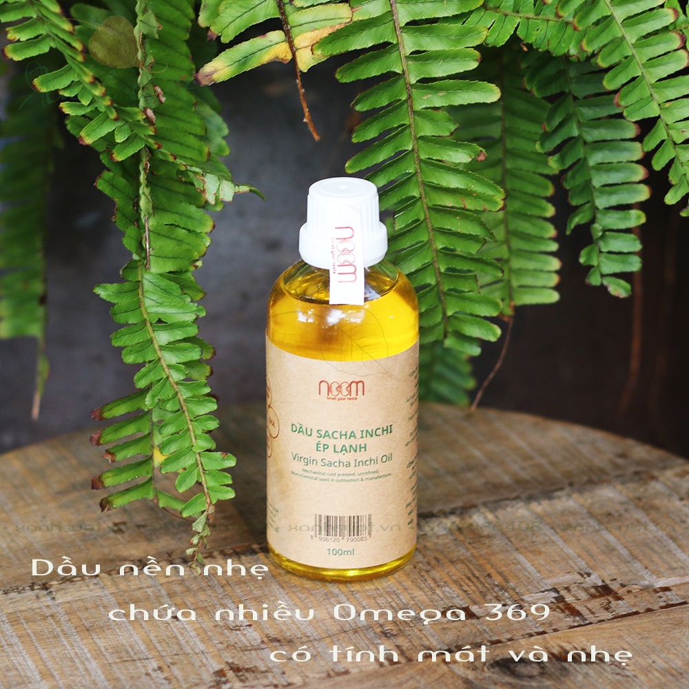 [Noom] Dầu Sacha Inchi Ép Lạnh- Bổ Sung Omega, Chăm Sóc Da, Dưỡng Da &amp; Massage - Virgin Sacha Inchi Oil [Xanh Suốt]