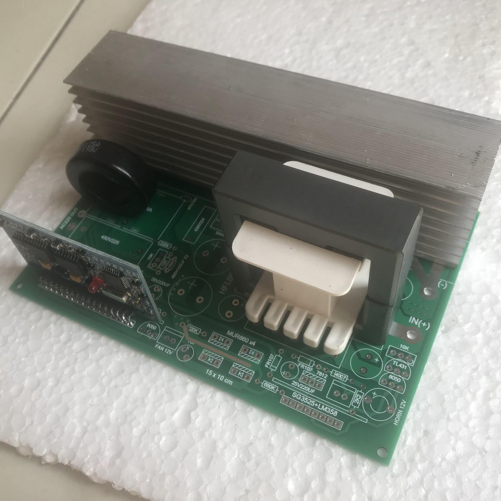 DIY kích điện sóng sin chuẩn dùng biến áp xung EE55A