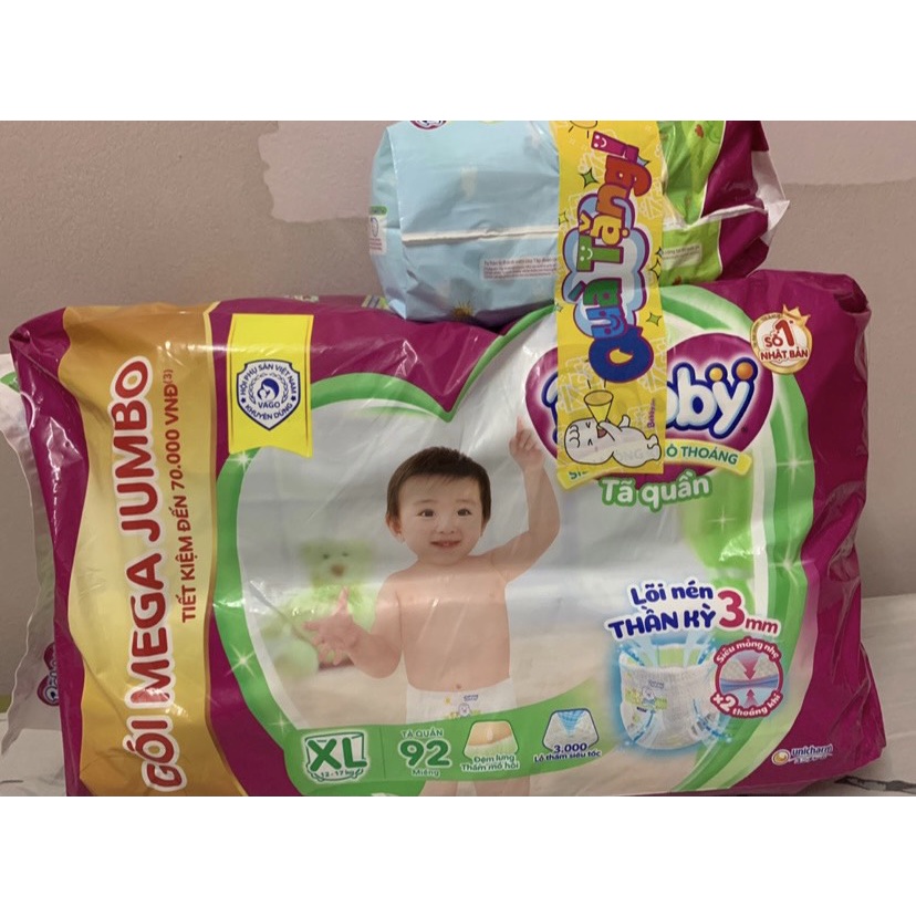 Bỉm Bobby Jumbo siêu miếng 3mm