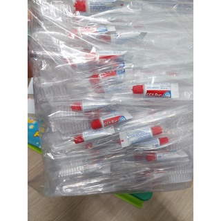 1 bịch Bàn chải và kem đánh răng cho nhà nghỉ, khách sạn giá rẻ
