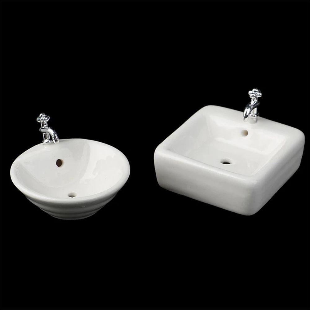 Bồn Rửa Mini Trang Trí Nhà Búp Bê 1 / 12 REBUY1