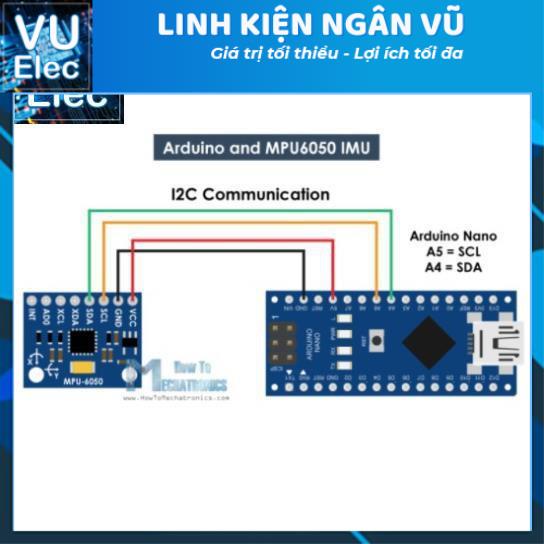 Module Cảm Biến Gia Tốc MPU-6050 GY-521