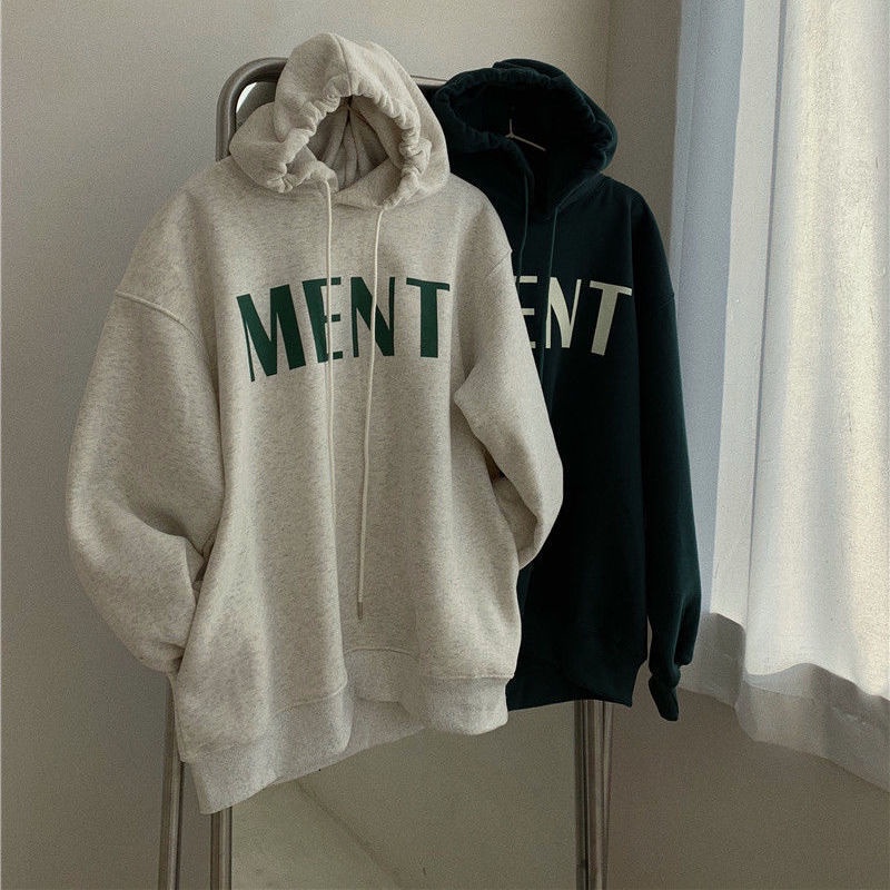 Áo hoodie dáng rộng thời trang Hàn Quốc năng động cho nữ