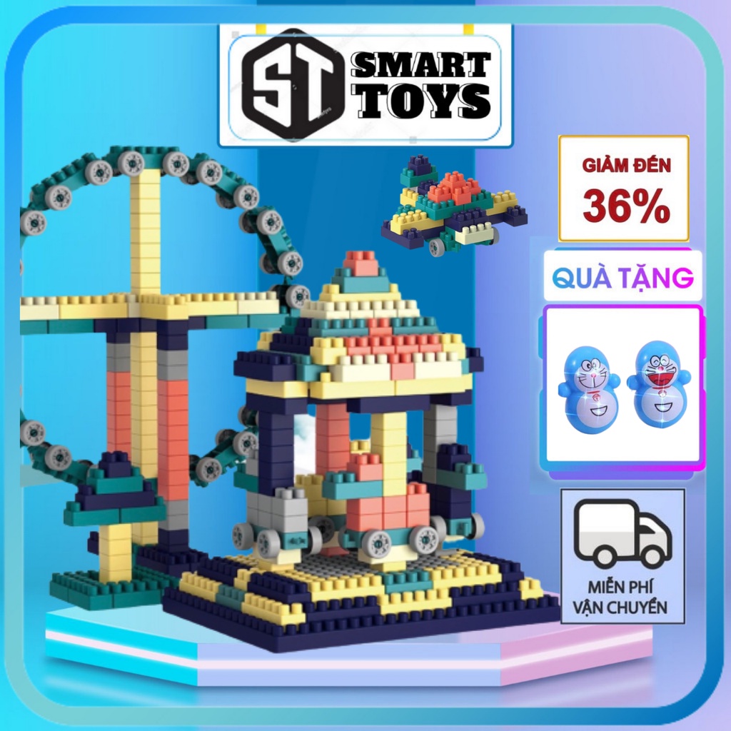 Xếp hình lego, đồ chơi xếp hình cho bé thông minh sáng tạo Smart Toy