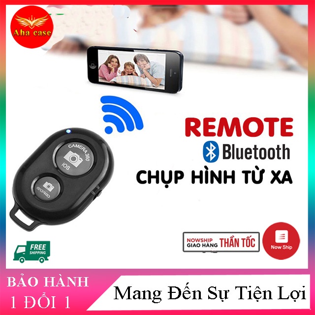 Remote Điều KhiểnFREESHIP Chụp Ảnh Từ Xa - Nút Bấm Remote Bluetooth