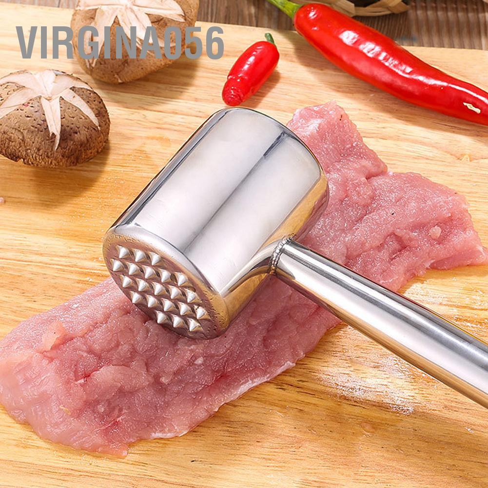 Có thể bán buôn Thép không gỉ gia dụng thịt Tenderizer Bít tết Búa Dụng cụ nhà bếp Dụng cụ nấu ăn Virgina056 Hàng giao ngay