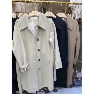 áo coat dài cổ bẻ
