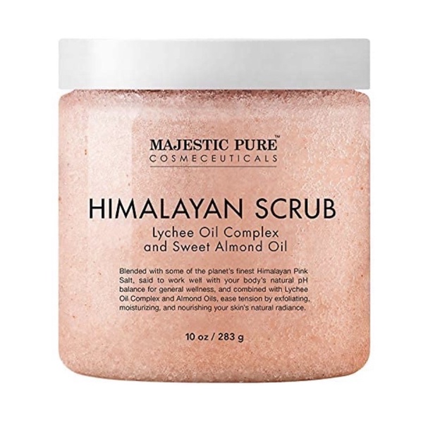 Muối tắm tẩy tế bào chết Majestic Pure Himalayan Salt Body Scrub 283g USA