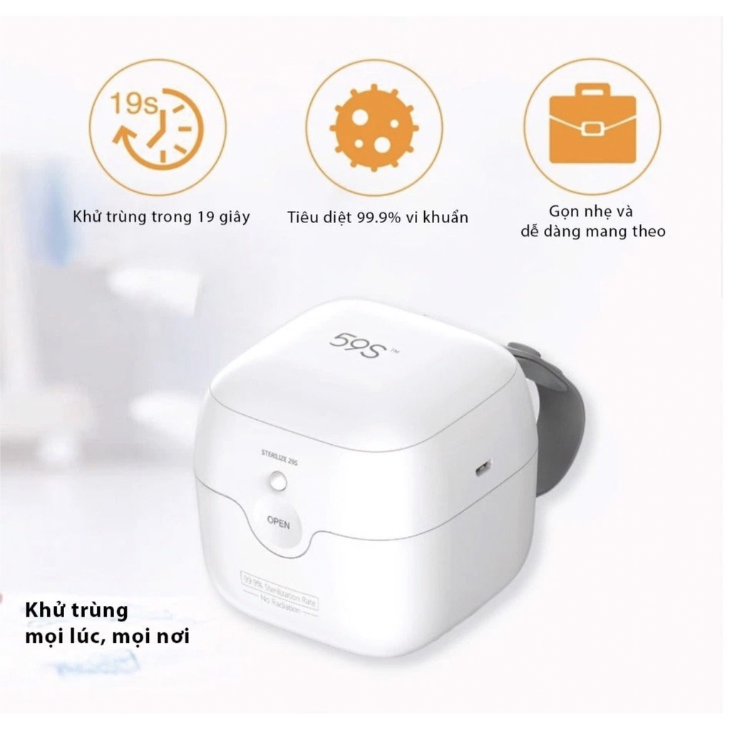 Dụng cụ tiệt trùng UV cầm tay MiNi 1 Fatzbaby