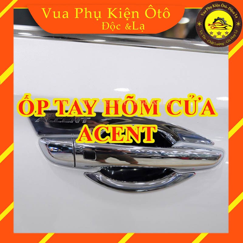 Bộ ốp tay hõm cửa Accent sang trọng, chất lượng mạ crom