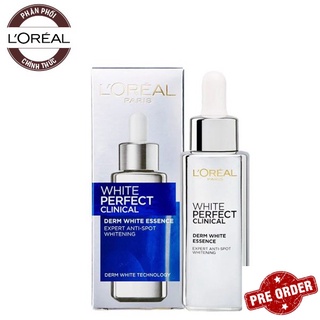(Order Mỹ Anh) Tinh Chất Tăng Cường Dưỡng Trắng & Giảm Thâm Nám L'Oreal White Perfect Clinical Derm White Essence 30ml