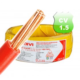 [GIÁ HỦY DIỆT] DÂY ĐIỆN ĐƠN MỀM CADIVI CV1.5 - 2.5mm - 4.0mm - 6.0mm