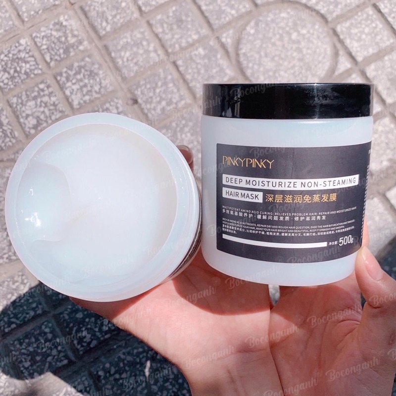[FREE SHIP] Kem Ủ Túc Pinky Pinky Phục Hồi Tóc Mềm Mượt 500