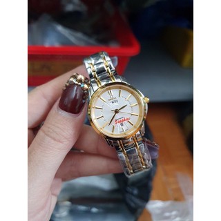 Đồng hồ omega nữ dây thép mặt kính sapphire siêu hot