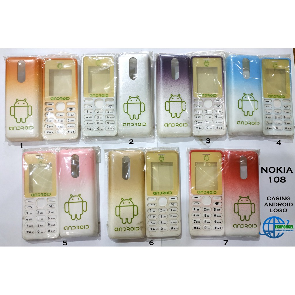 Ốp Điện Thoại In Logo Android Cho Nokia 108