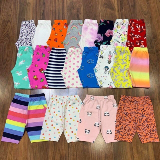 Set 10 quần legging đùi(KHÔNG CHỌN MÀU)