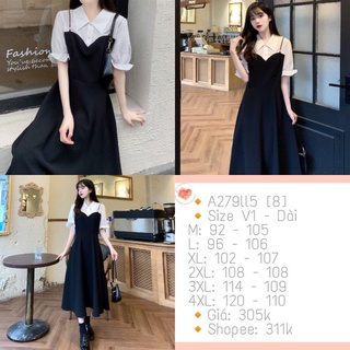 [Order] Đầm Tiểu Thư Dài Bigsize