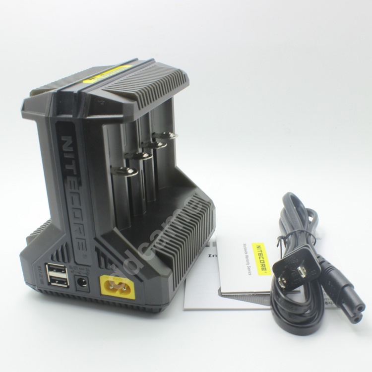 Sạc pin đa năng Nitcore I8 sạc pin 18650, sạc 8 pin song song8650, 26500, 26650, 18500, AA, AAA, C ,...)