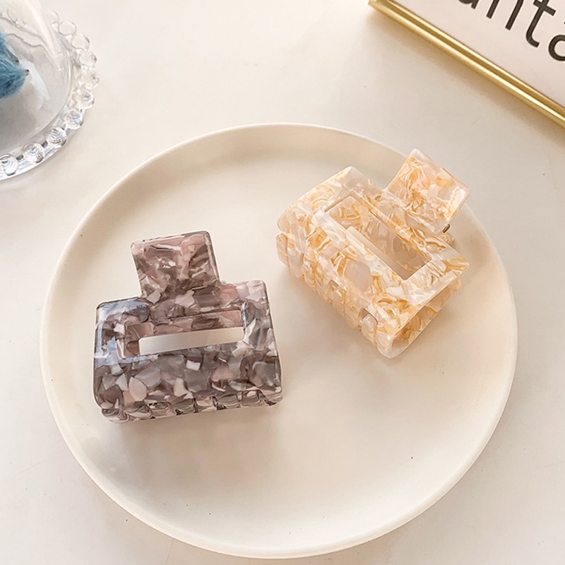 Kẹp tóc họa tiết vân đá độc đáo thanh lịch cho nữ