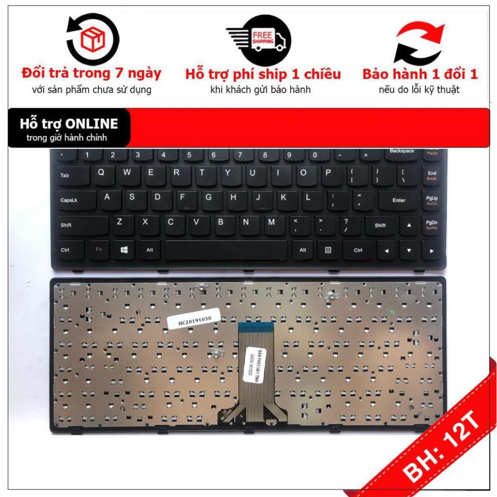 [BH12TH] Bàn phím Laptop Lenovo G400S G400AS G405S S410P G410S Hàng mới-. 12 tháng