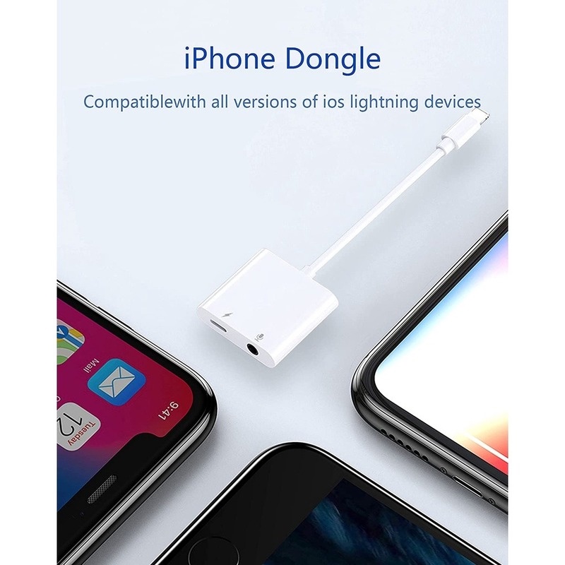 Giắc Cắm Chuyển Đổi Cổng 3.5mm Cho i-Phone 12 / 11 / XS / XR / X 8 7