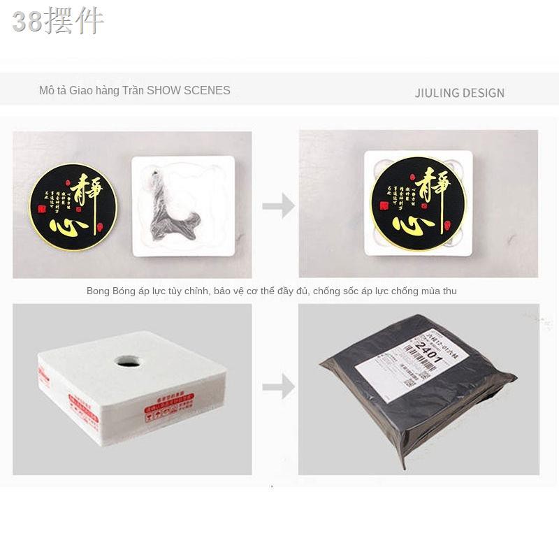 YMáy tính để bàn truyền cảm hứng trang trí Trung Quốc quà tặng văn phòng làm việc tủ sách khách vách ngăn lối vào học tậ