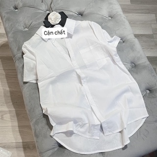 ÁO SƠ MI CỘC TAY CHẤT THÔ LỤA 0107SM