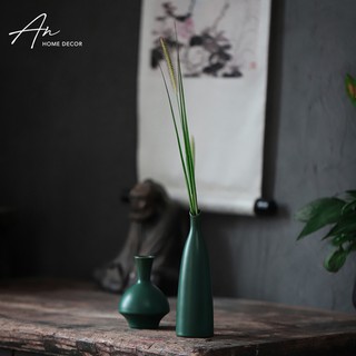 Lọ hoa gốm Nhật men mát miệng nhỏ
