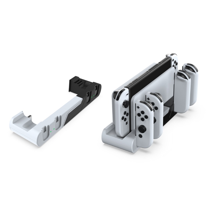 Đế Sạc Đa Năng 3 Trong 1 Có Khe Cắm Thẻ Game Cho Switch OLED