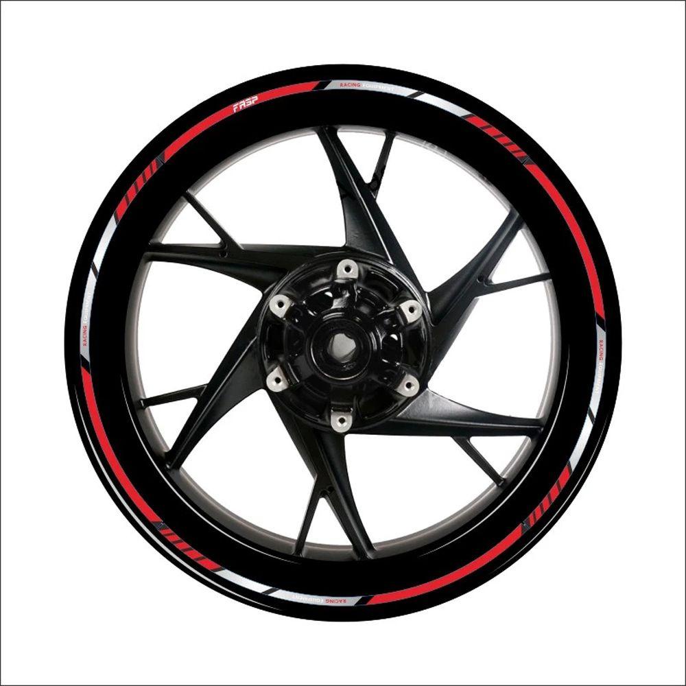 HONDA Miếng Dán Trang Trí Viền Bánh Xe Mô Tô / Xe Hơi KTM Họa Tiết Kẻ Sọc Độc Đáo