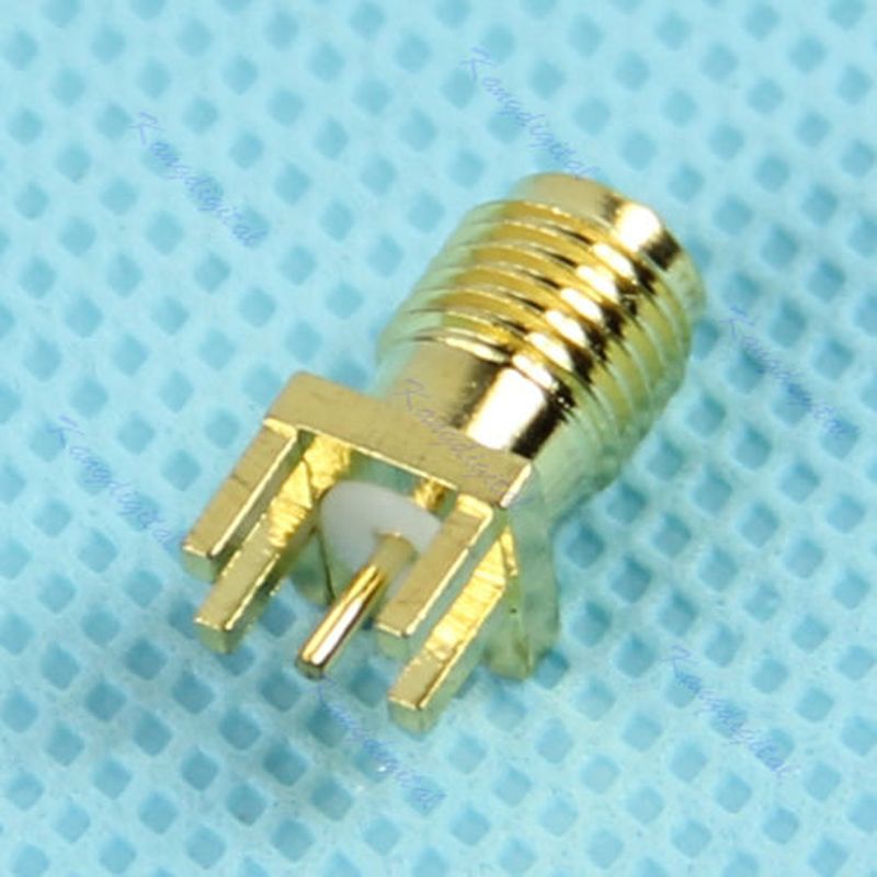 Nama Edge Mount PCB Nhận Diện RP SMA Đực Kết Nối