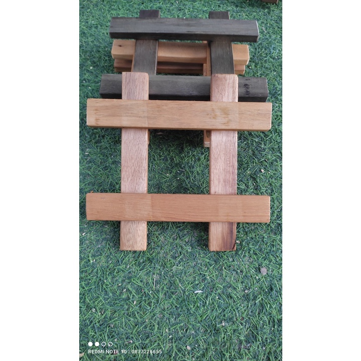 Kệ treo thang gỗ trang trí cây cảnh ban công 20x20 Decor trang trí chậu cây, bình gốm,cốc, những bức tượng, máy ảnh,...