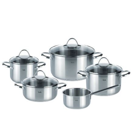 Bộ nồi 5 món Fissler Torono chất liệu thép bền sang [Nhập Đức]